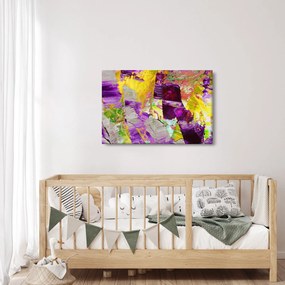 Obraz abstrakcie - maľba (90x60 cm)