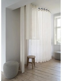 Sivý taburet z textílie bouclé KUON – Blomus