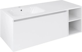 Sapho Sapho, LOREA skrinka 120x46x51,5cm (90+30Pcm), ľavá, biela matná, LE090-3131-L-04