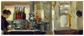 Obraz - Style of Edouard Manet, Bon Bock Cafe, reprodukcia (120x50 cm)