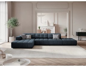 Modrá rohová pohovka (ľavý roh) Chicago – Cosmopolitan Design