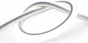 DECOLED Easy Fix LED neónová vonkajšia hadica 1 m ľadovo biela, D-TYP jednostranná IP67, kovová