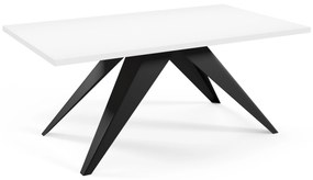 Rozkladací jedálenský stôl MASON biela matná Rozmer stola: rozmer 140cm