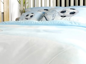 3D Bavlnené obliečky FOOTBALL ZONE, modré Rozmer obliečky: 70 x 90 cm | 140 x 200 cm