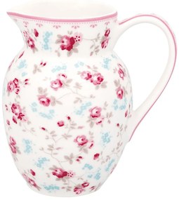 GREEN GATE Porcelánový džbánik Elsy White 0,5 l