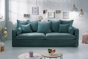 Trojmiestna pohovka HEAVEN 200 cm petrolejová