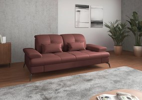 XXXLutz 2,5-MIESTNA POHOVKA, červenohnedá, pravá koža Sit & More - Sedačky - 000144012180