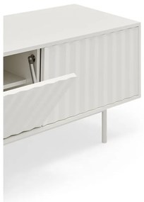 Biely TV stolík 180x52 cm Sierra – Teulat