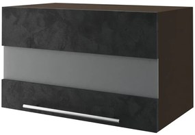 Skrinka do kuchyne Malmo Ares black W4BS/60 LAM lava