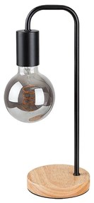 RABALUX Vintage stolná lampa BRUNO, 1xE27, 40W, čierna