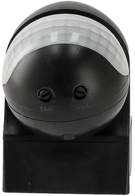BERGE Pohybové čidlo LED PIR čierne IP44 800W PR054