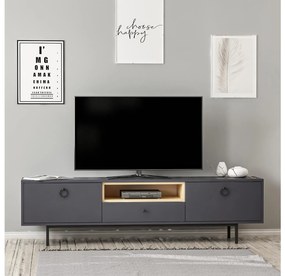 TV stolík/skrinka Dedoto (antracit) . Akcia -19%. Vlastná spoľahlivá doprava až k Vám domov. 1095476