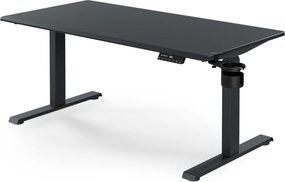 Elektrický stôl s reguláciou výšky ergonomický antracitový,1400x700 mm: ARIA