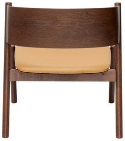 Tmavohnedé kreslo Oblique – Hübsch