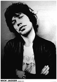 Plagát, Obraz - Mick Jagger - London 1975