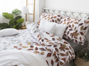 XPOSE® Bavlnené obliečky IVANKA na dve postele - hnedé