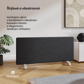 Blumfeldt ThermaTouch konvektor, 2 000 W, elegantný dizajn, dotykové ovládanie, do 20 m²