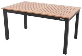 Doppler EXPERT WOOD antracit - záhradný hliníkový rozkládací stôl - 220/280x100x75 cm, hliník