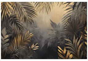 Samolepiaca tapeta palmové listy v džungli