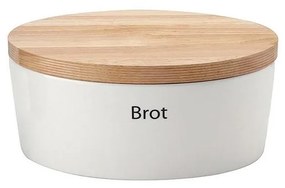 Continenta C3930 - Chlebník 13,5x30 cm biela/béžová