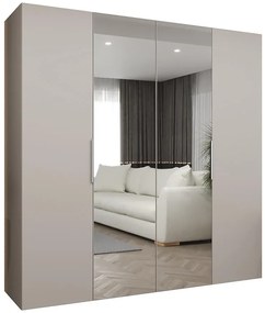 Skriňa Marbella II 200 kašmír/strieborný