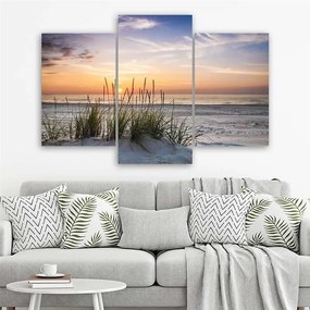 Gario Obraz na plátne Západ slnka na pláži - 3 dielny Rozmery: 60 x 40 cm
