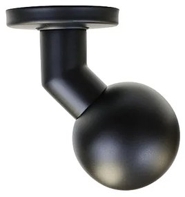 Dverné gule Richter KNOB 02 FIXNÉ (CE), Guľa Knob 02 fixná, RICHTER Čierna matná