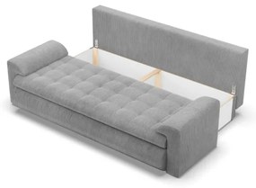 Trojmiestna rozkladacia sedačka FORESTA sivá