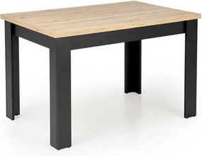 Jedálenský stôl Baghira (dub artisan + čierna) (pre 4 až 6 osôb). Vlastná spoľahlivá doprava až k Vám domov. 1092368