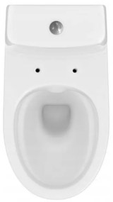 Cersanit Moduo CleanOn, kombi wc so splachovaním 3/5l + sedátko z duroplastu, biela, K116-030