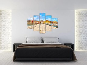 Obraz - Staré istrijské mesto v Poreči, Chorvátsko (150x105 cm)