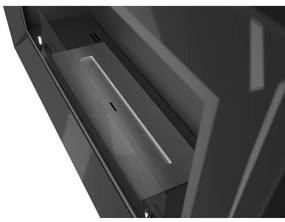 InFire - Vstavaný BIO krb 49x90 cm 3kW čierna