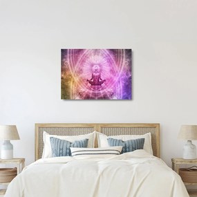 Sklenený obraz meditácie (70x50 cm)