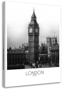 Obraz na plátně Londýnský Big Ben - 80x120 cm