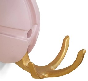 Svetloružový nástenný háčik Tick – Spinder Design