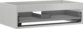 Mexen Box-A, závesná skrinka 80 cm, 1 zásuvka, sivá matná, 91AX0-0800-235-1-62