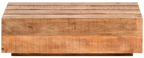 furniture-nabytek.cz - Masívny konferenčný stolík Dakota z mangového dreva, lakovaný, hnedý – 120×70 cm