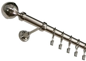 Garniž 240cm I kula fi 25 nikel