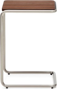 Odkladací stolík v dekore orecha 42x42 cm Tarsel – Kave Home