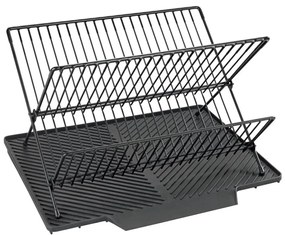 WENKO 54771100 - Odkvapkávač NELIA 34x40 cm čierny