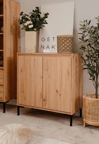 Skrinka 2-dverová Korsika, dub artisan