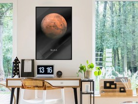 Artgeist Plagát - Mars [Poster] Veľkosť: 20x30, Verzia: Čierny rám