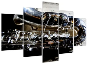 Obraz - Saxofón (150x105 cm)