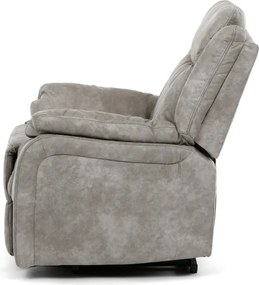 Polohovacie kreslo sivé, elektrické TV-Q8668 GREY3