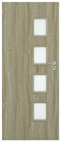 Dvere vnútorné Dallas 4*4 60Ľ dub bielený