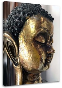 Obraz na plátně Golden Buddha Zen Spa - 70x100 cm