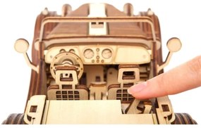 Ugears - 3D drevenené mechanické puzzle Auto roadster