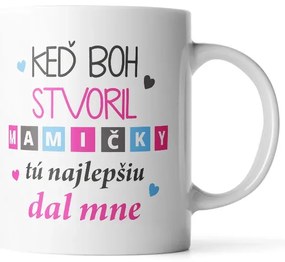 Sablio Hrnček Keď Boh stvoril mamičky - 890 ml - XXL