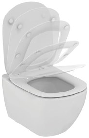 Ideal Standard Tesi - závesné WC s doskou SoftClose, AquaBlade, biela, T354601