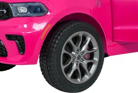Elektrické autíčko Dodge Durango ružové
